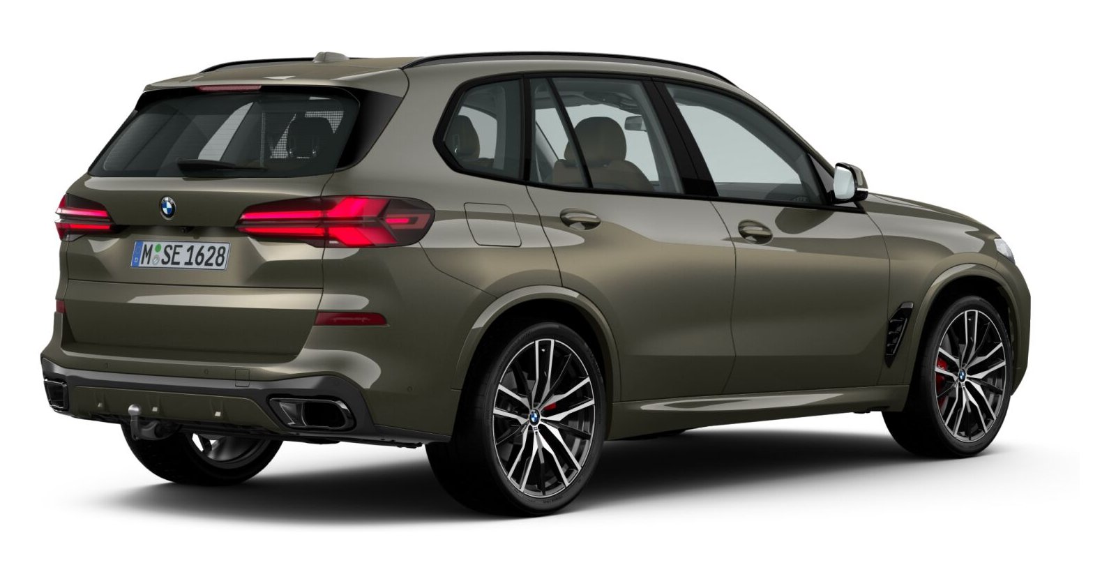 BMW BMW X in Grün von hinten BMW BMW X in Grün von hinten