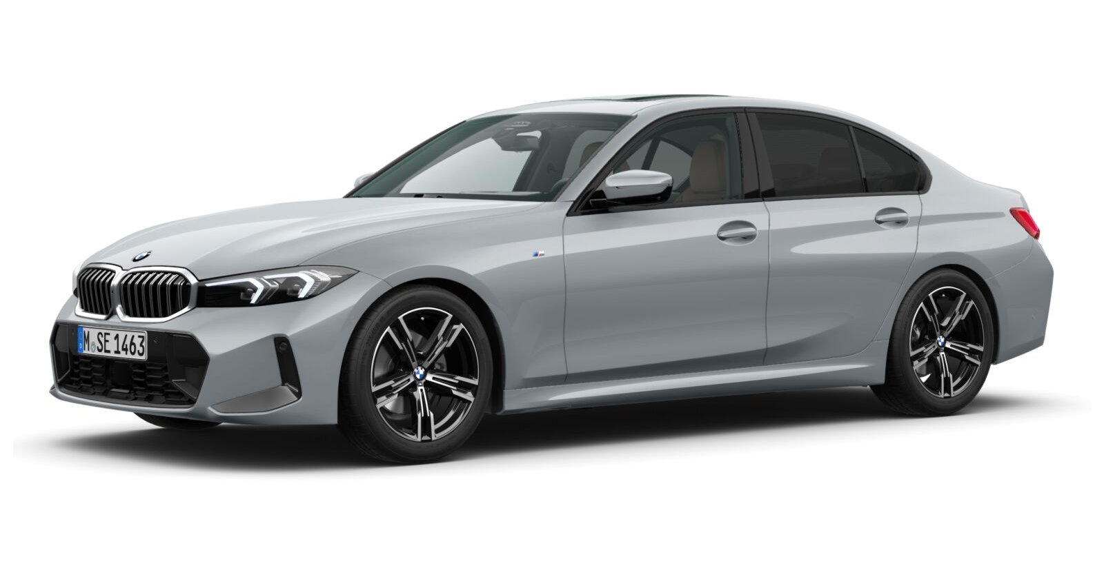 BMW BMW 3er in Grau von vorne BMW BMW 3er in Grau von vorne