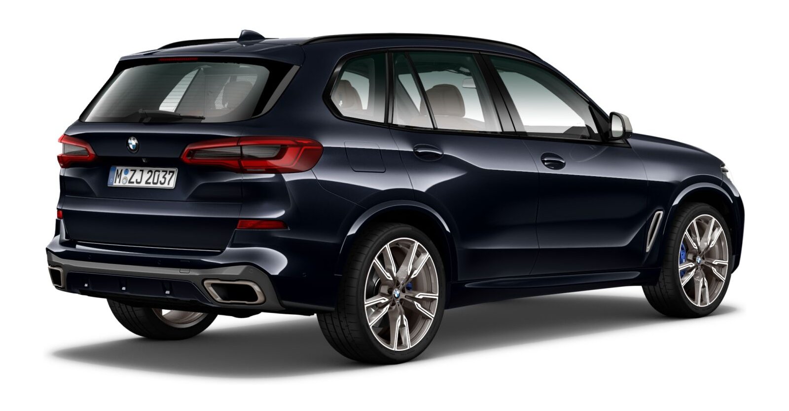 BMW BMW X in Schwarz von hinten BMW BMW X in Schwarz von hinten