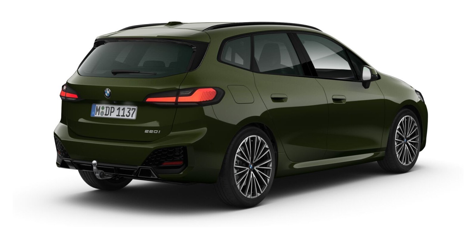BMW BMW 2er in Grün von hinten