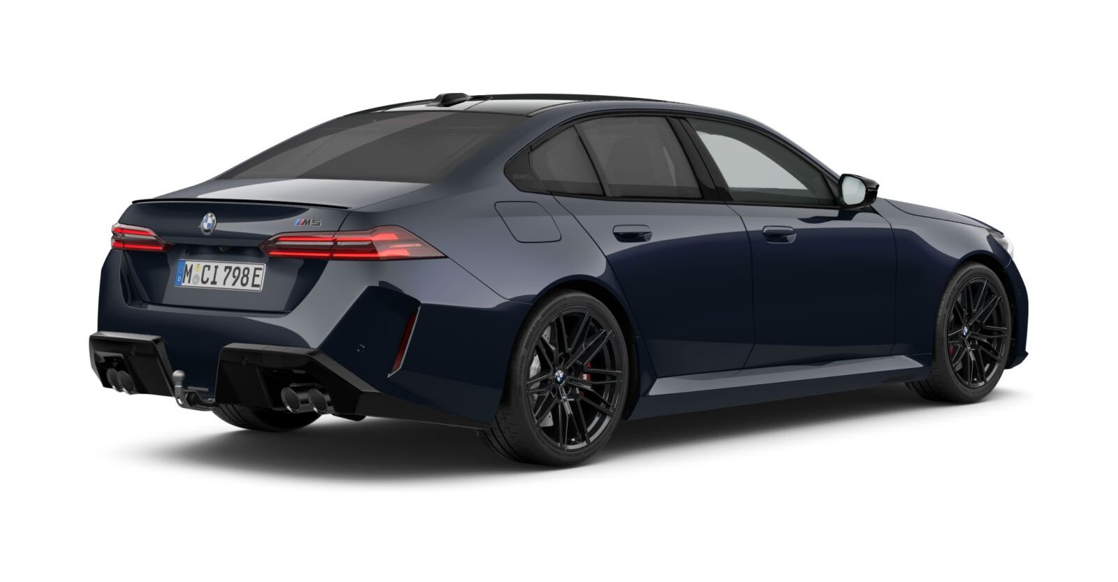 BMW BMW M in Schwarz von hinten