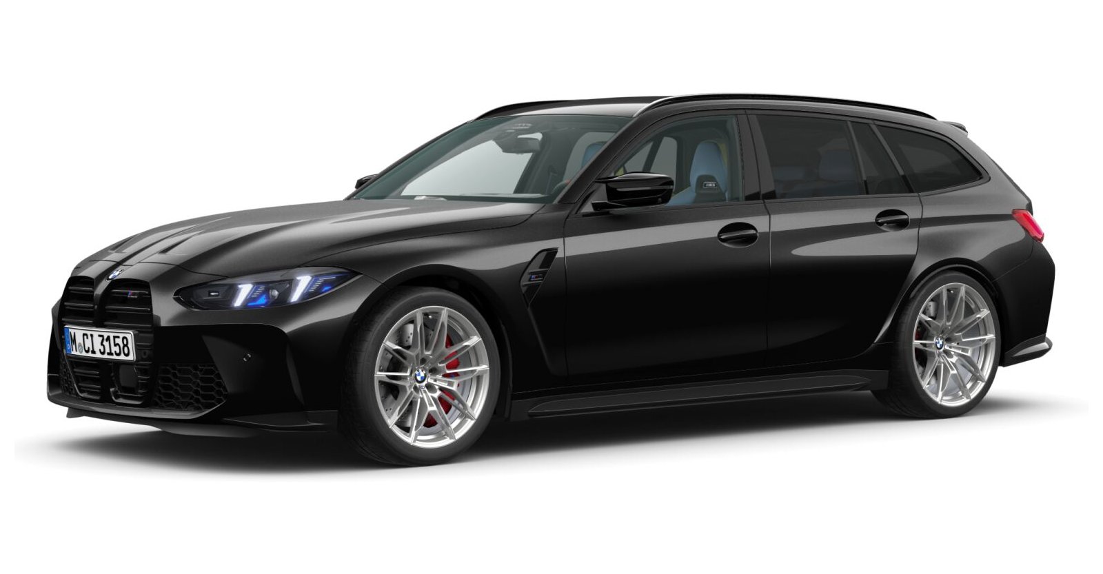 BMW BMW M in Schwarz von vorne BMW BMW M in Schwarz von vorne