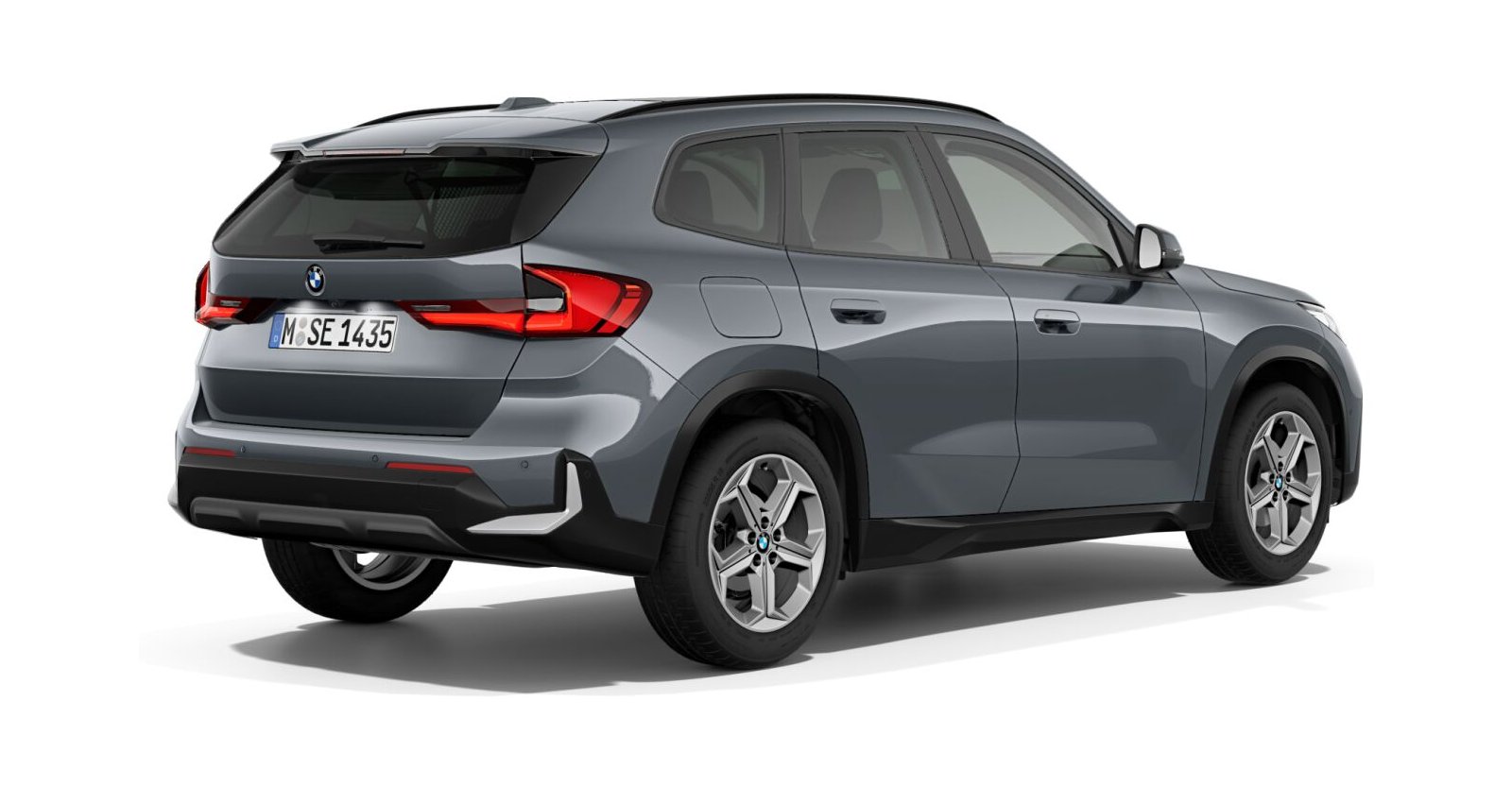 BMW BMW X in Grau von hinten