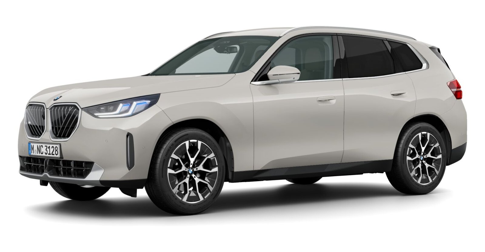 BMW X3 20 xDrive in Grau von vorne