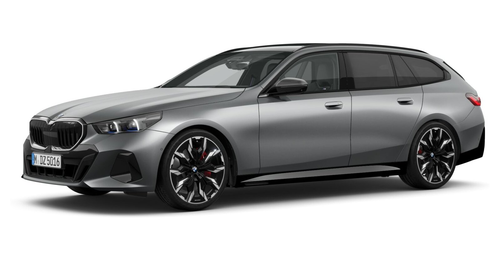 BMW BMW 5er in Grau von vorne