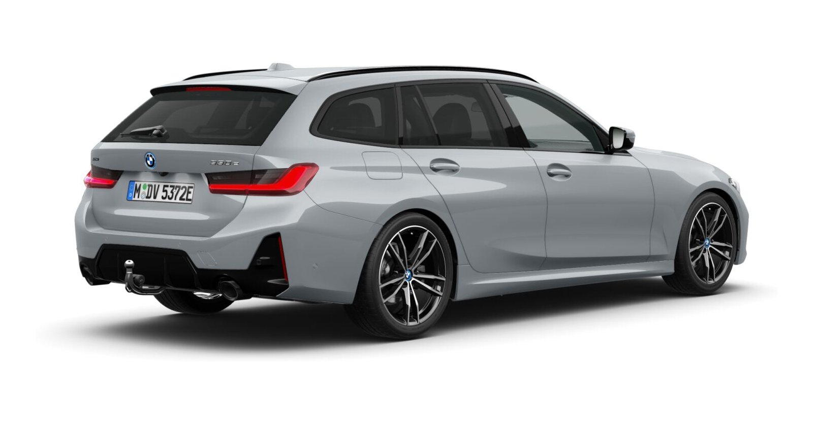 BMW BMW 3er in Grau von hinten