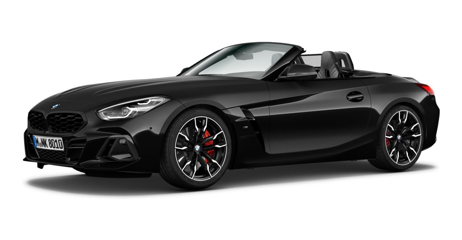 BMW Z4 M40i in Schwarz von vorne
