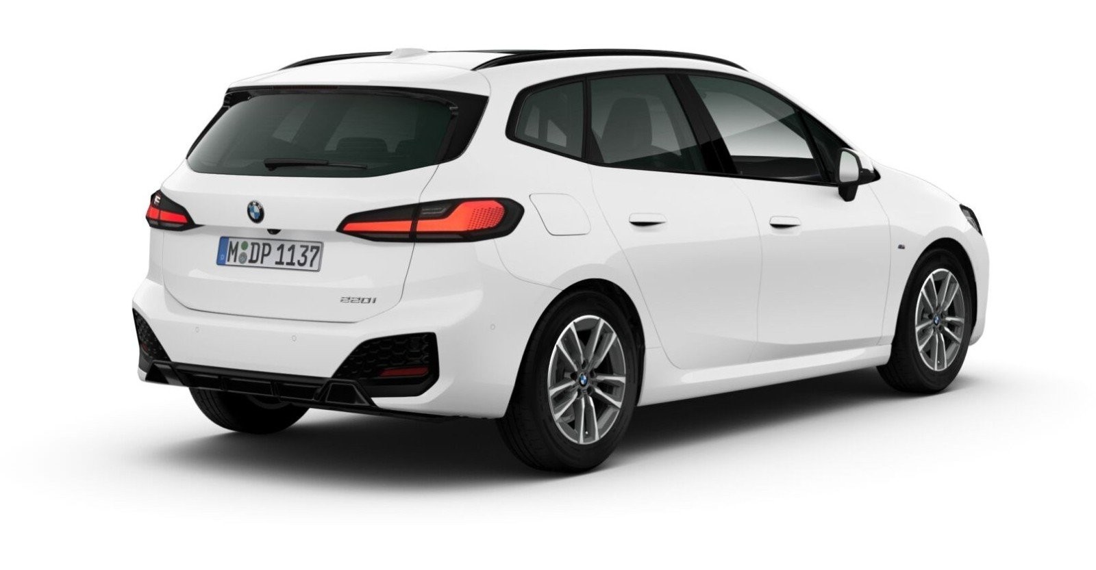 BMW BMW 2er in Weiß von hinten BMW BMW 2er in Weiß von hinten