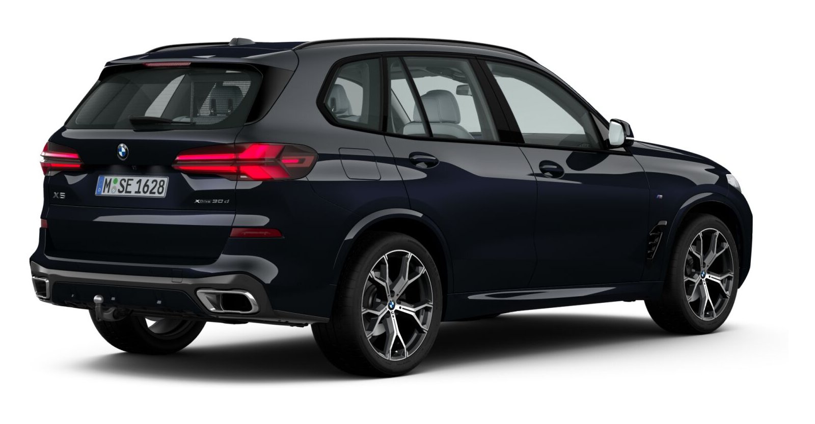BMW BMW X in Schwarz von hinten BMW BMW X in Schwarz von hinten