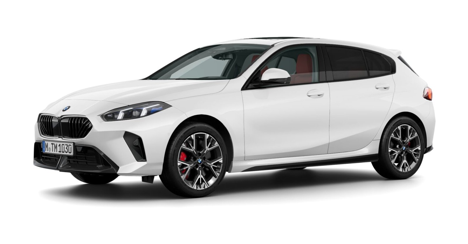 BMW BMW 1er in Weiß von vorne