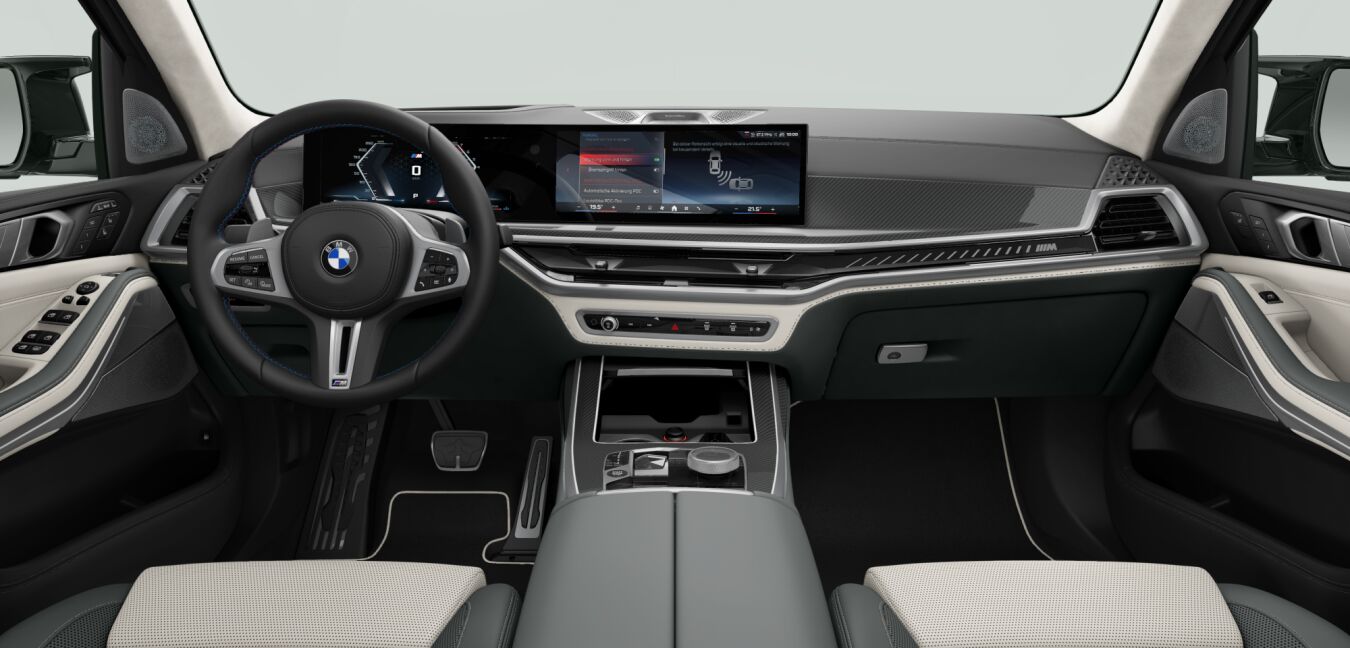 BMW BMW X im Innenraum von vorne