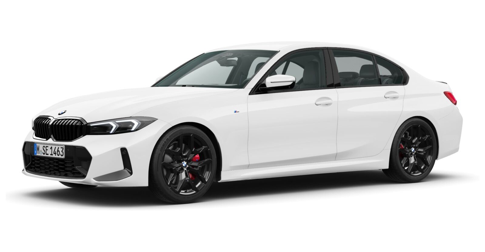 BMW BMW 3er in Weiß von vorne