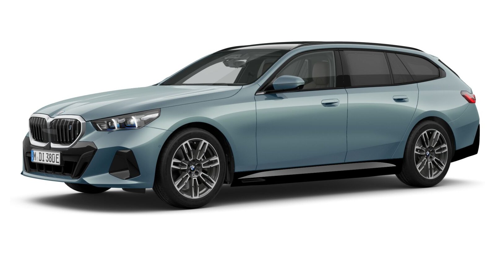 BMW BMW I in Grün von vorne