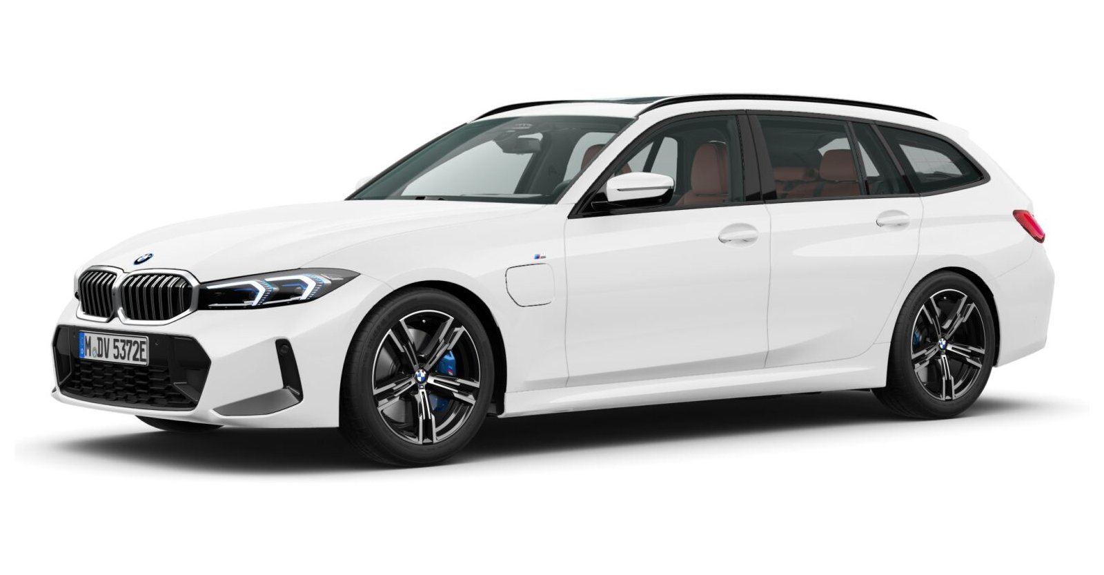 BMW BMW 3er in Weiß von vorne BMW BMW 3er in Weiß von vorne