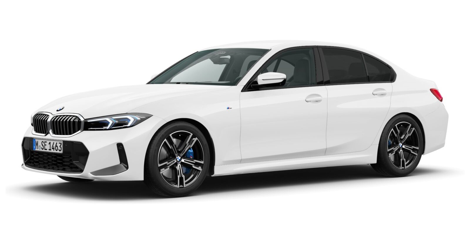 BMW BMW 3er in Weiß von vorne