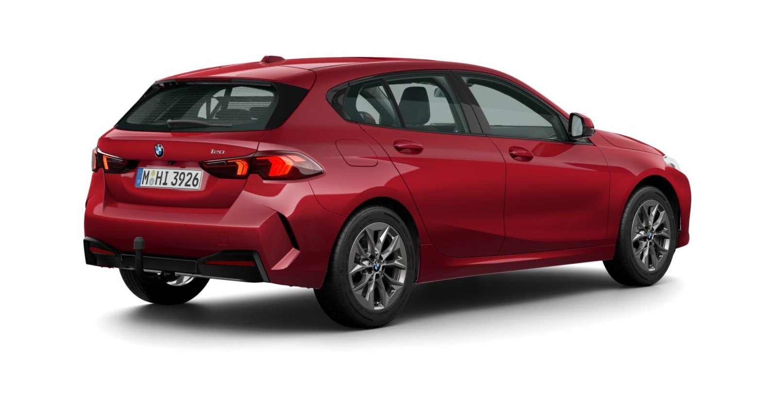 BMW BMW 1er in Rot von hinten
