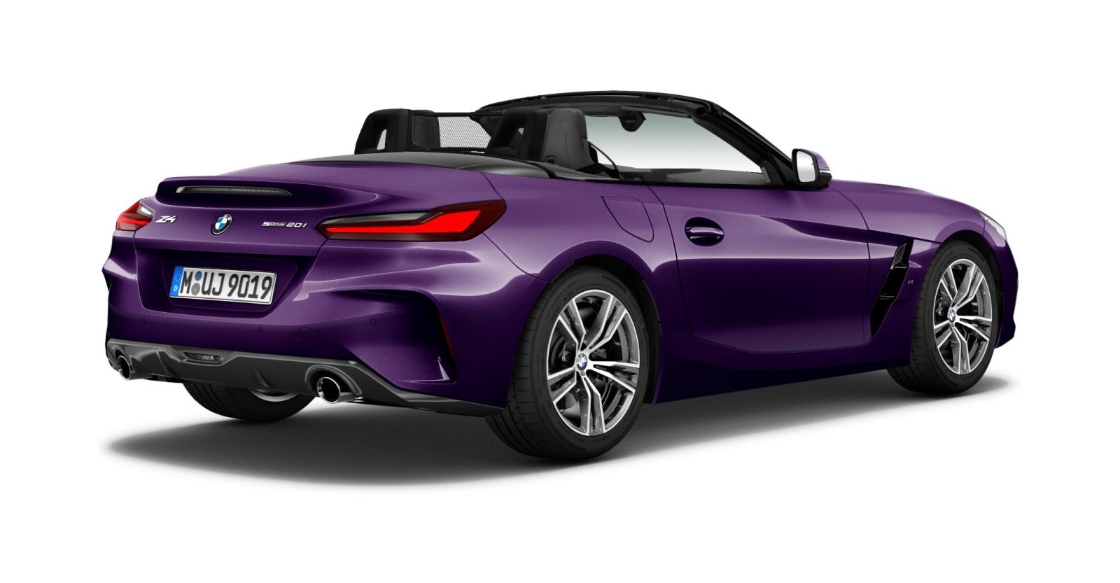 BMW BMW Z in Blau von hinten