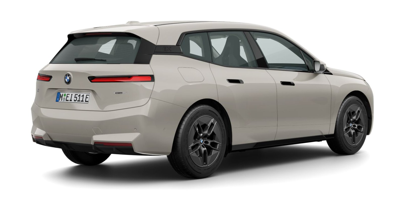 BMW BMW I in Grau von hinten BMW BMW I in Grau von hinten