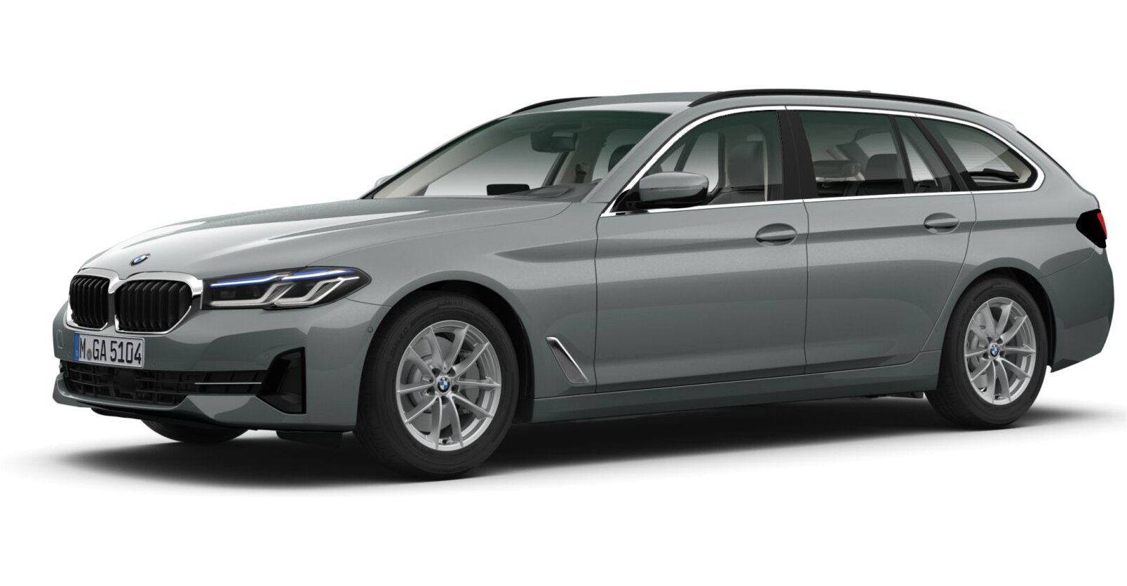 BMW BMW 5er in Grau von vorne BMW BMW 5er in Grau von vorne