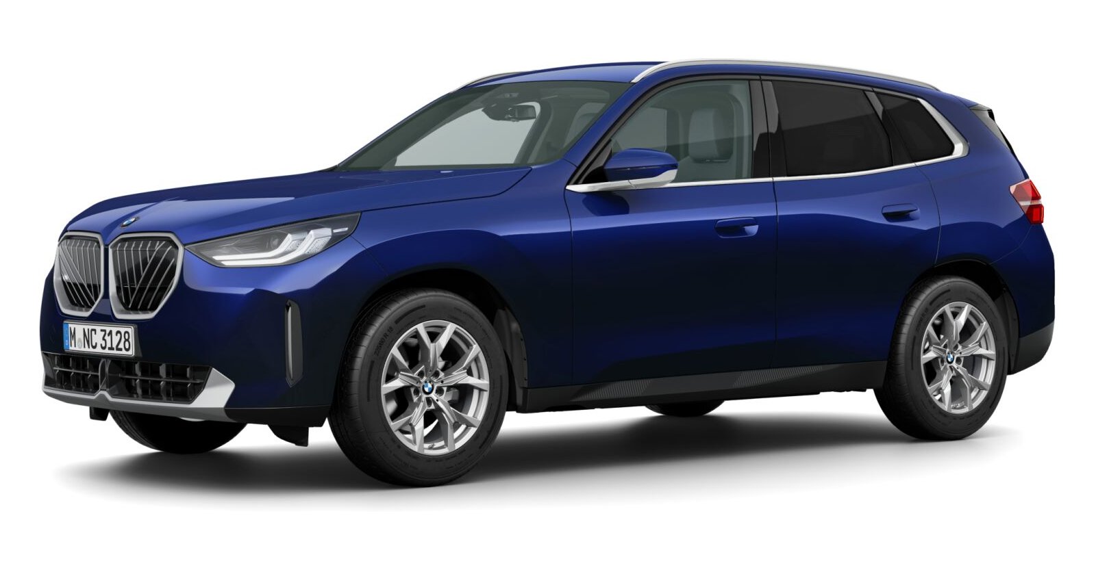 BMW BMW X in Blau von vorne BMW BMW X in Blau von vorne