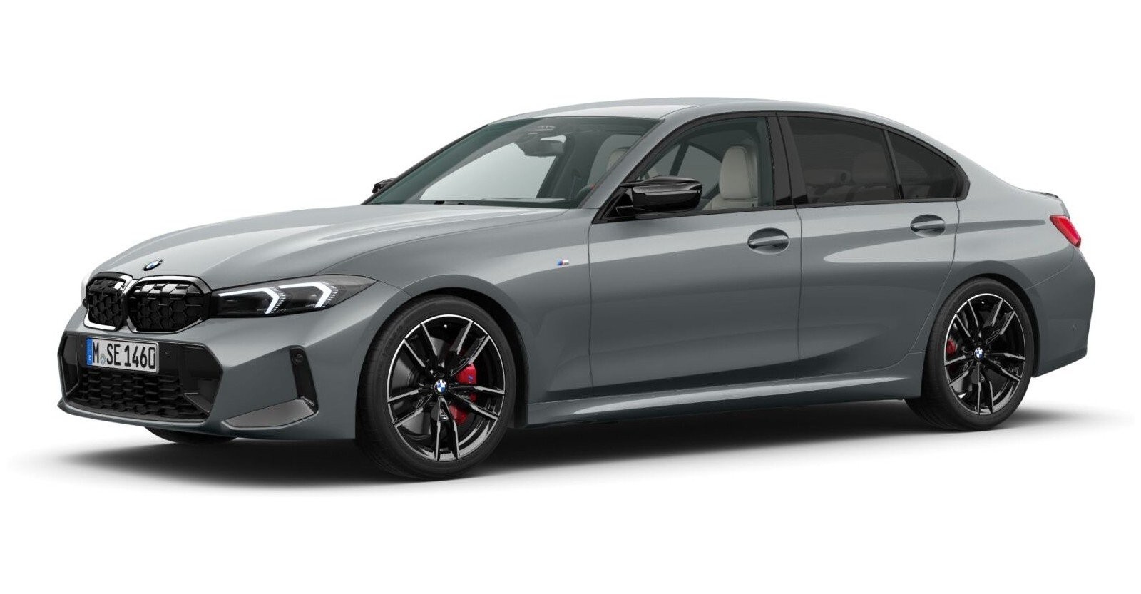 BMW BMW 3er in Grau von vorne BMW BMW 3er in Grau von vorne