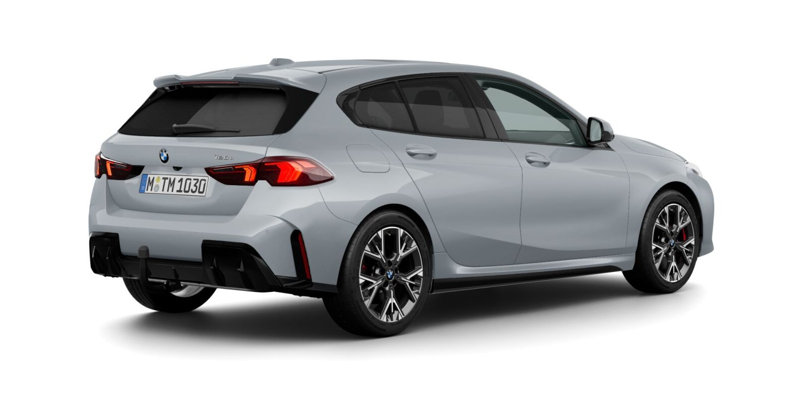 BMW BMW 1er in Grau von hinten