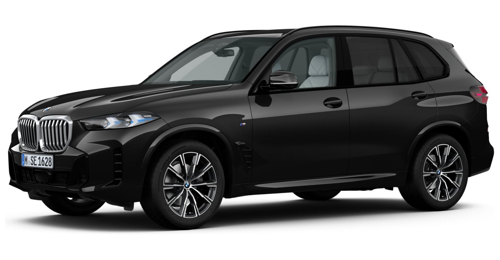 BMW X5 xDrive30d in Schwarz von vorne