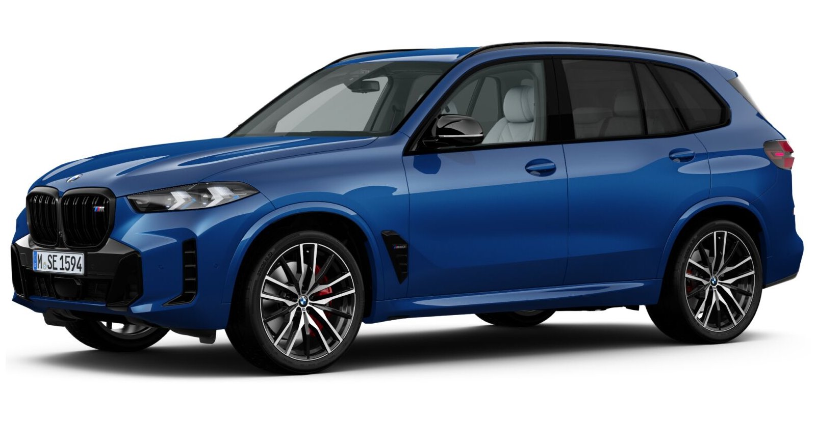 BMW BMW X in Blau von vorne BMW BMW X in Blau von vorne