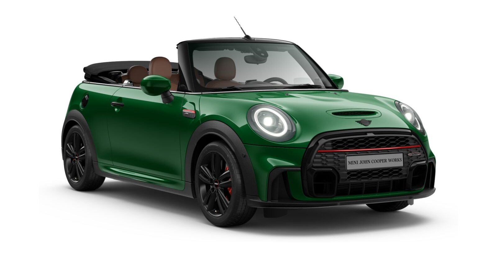 MINI MINI Cabrio in Grün von vorne MINI MINI Cabrio in Grün von vorne