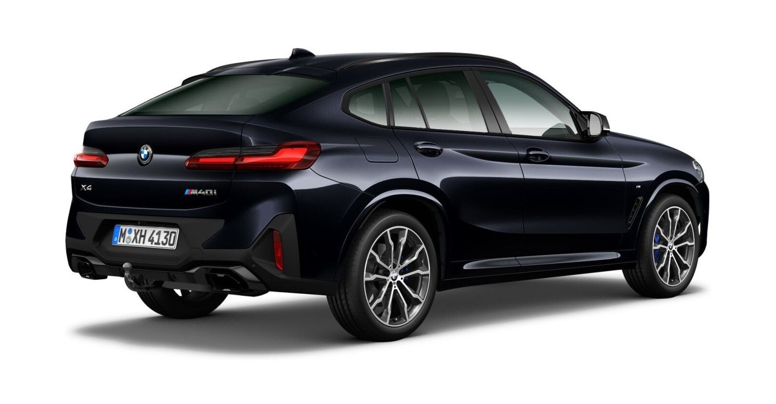BMW BMW X in Schwarz von hinten BMW BMW X in Schwarz von hinten