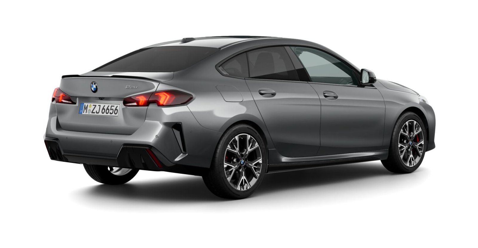 BMW BMW 2er in Grau von hinten
