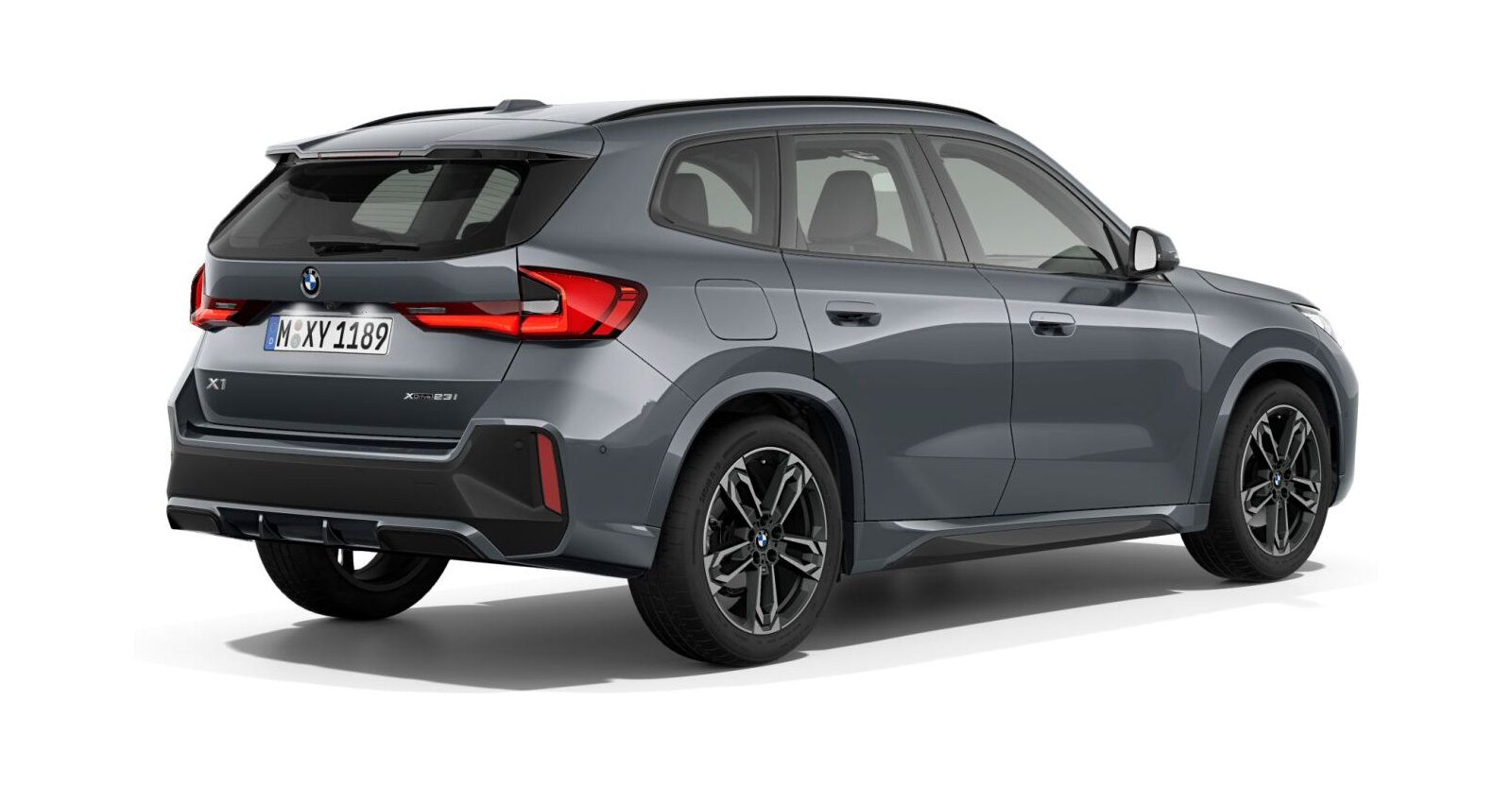 BMW BMW X in Grau von hinten BMW BMW X in Grau von hinten