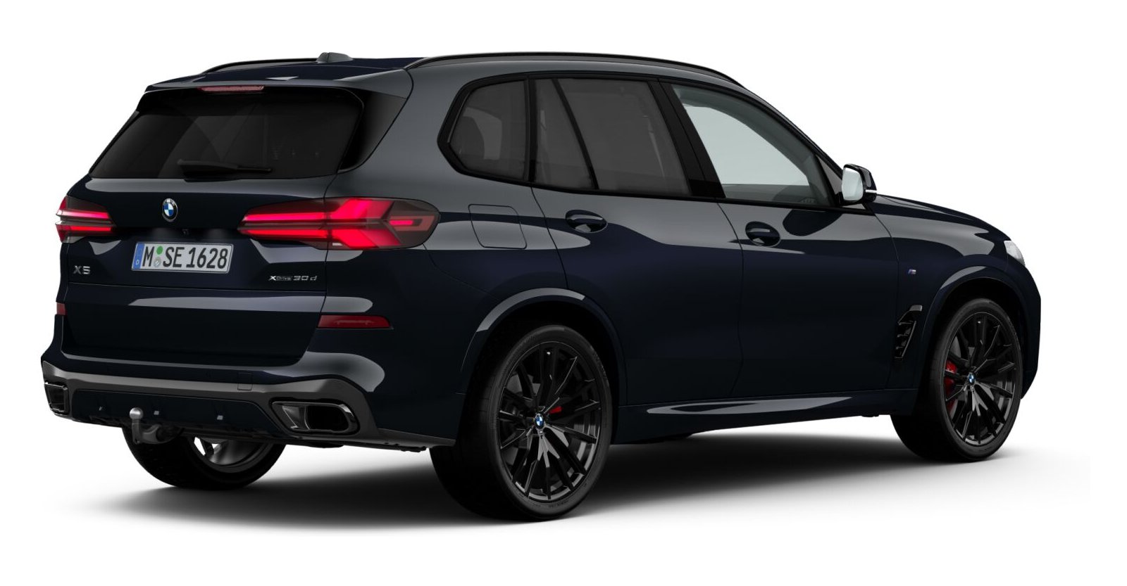 BMW BMW X in Schwarz von hinten BMW BMW X in Schwarz von hinten