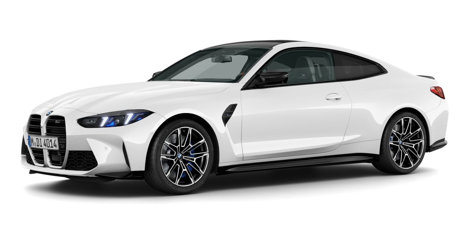 BMW BMW M in Weiß von vorne BMW BMW M in Weiß von vorne