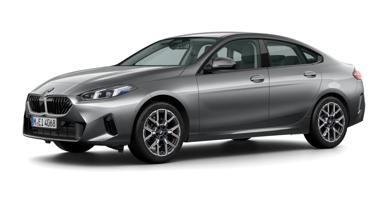 BMW 220 Gran Coupé in Grau von vorne