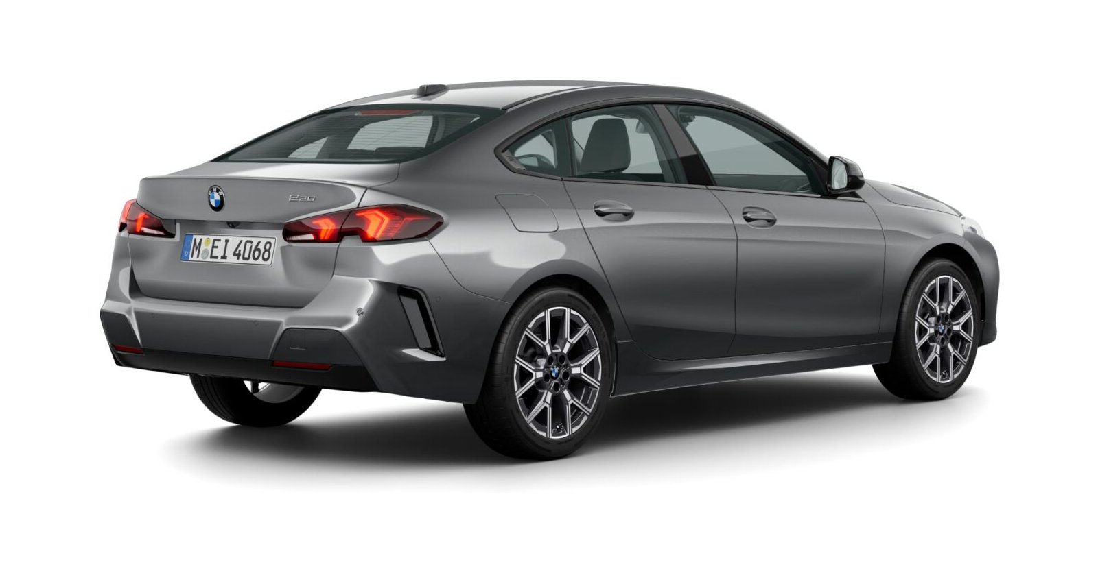 BMW BMW 2er in Grau von hinten