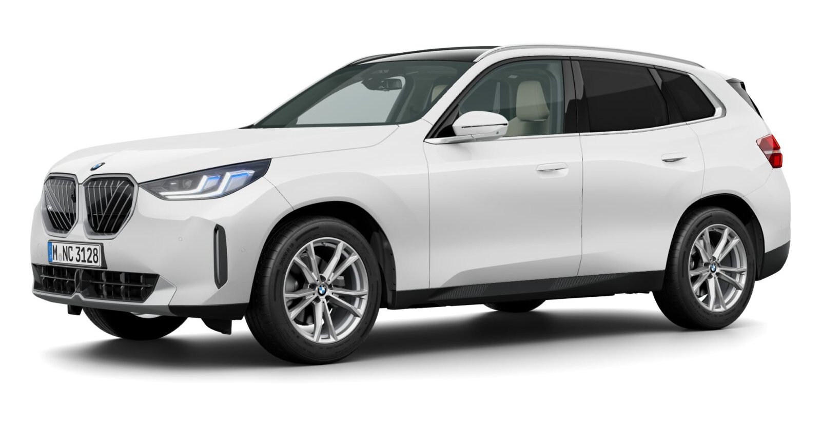 BMW BMW X in Weiß von vorne BMW BMW X in Weiß von vorne