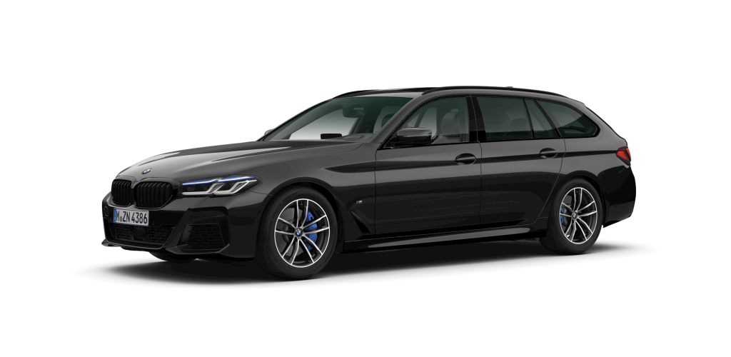 BMW BMW 5er in Schwarz von vorne BMW BMW 5er in Schwarz von vorne