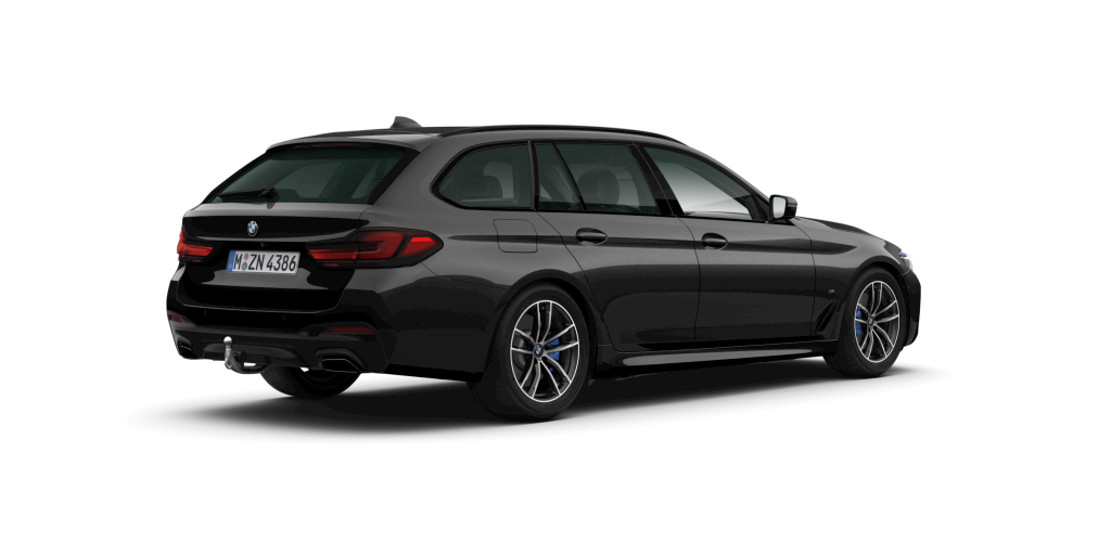 BMW BMW 5er in Schwarz von hinten BMW BMW 5er in Schwarz von hinten