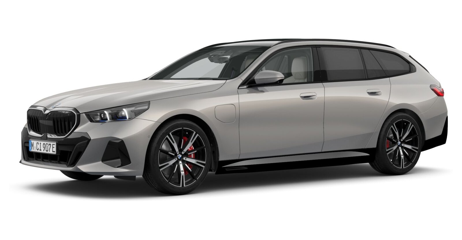BMW BMW 5er in Grau von vorne BMW BMW 5er in Grau von vorne
