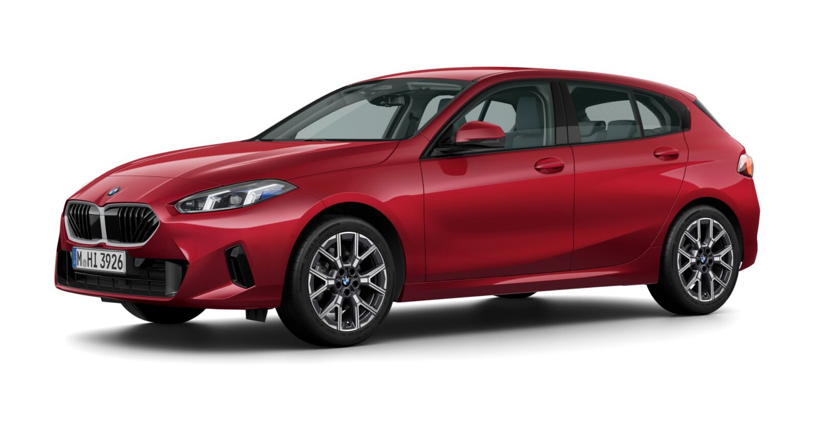 BMW 120 in Rot von vorne