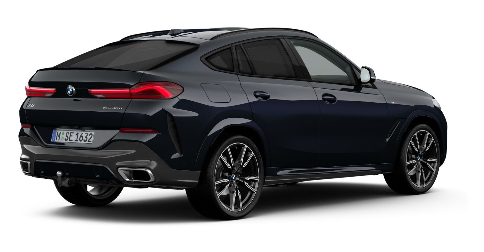 BMW BMW X in Schwarz von hinten BMW BMW X in Schwarz von hinten