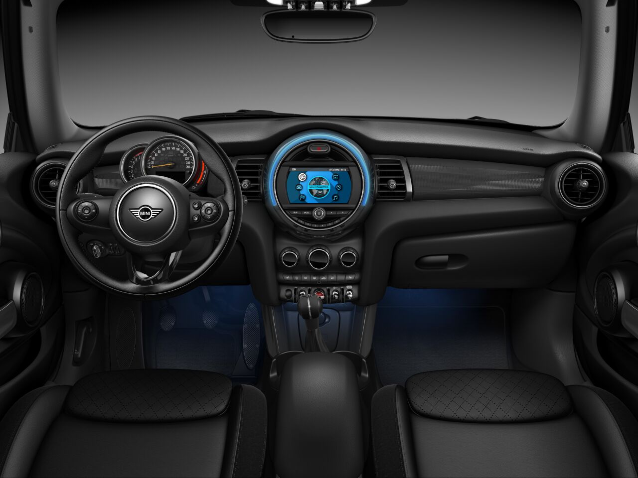 MINI MINI Cabrio im Innenraum von vorne