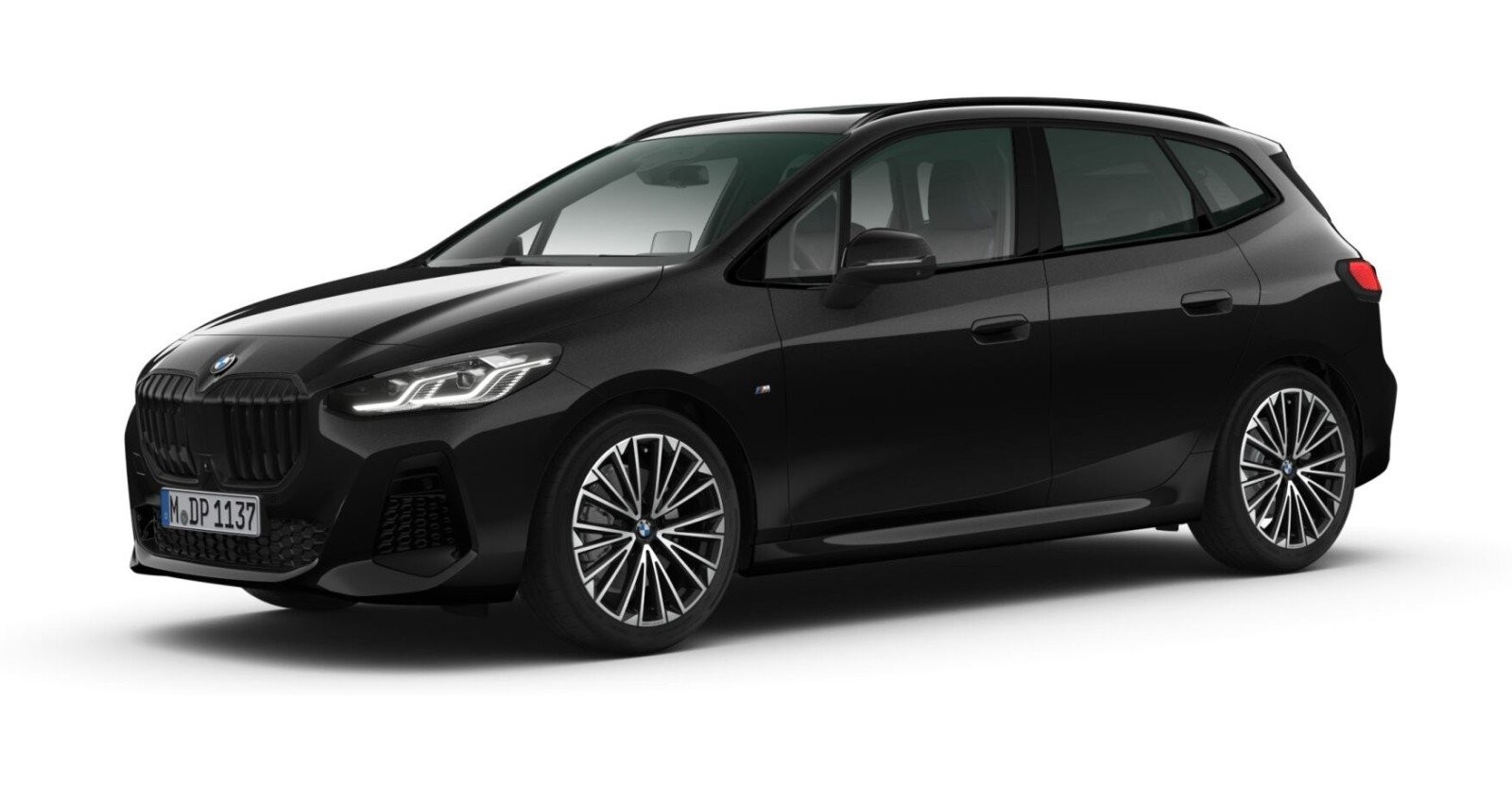 BMW BMW 2er in Schwarz von vorne BMW BMW 2er in Schwarz von vorne