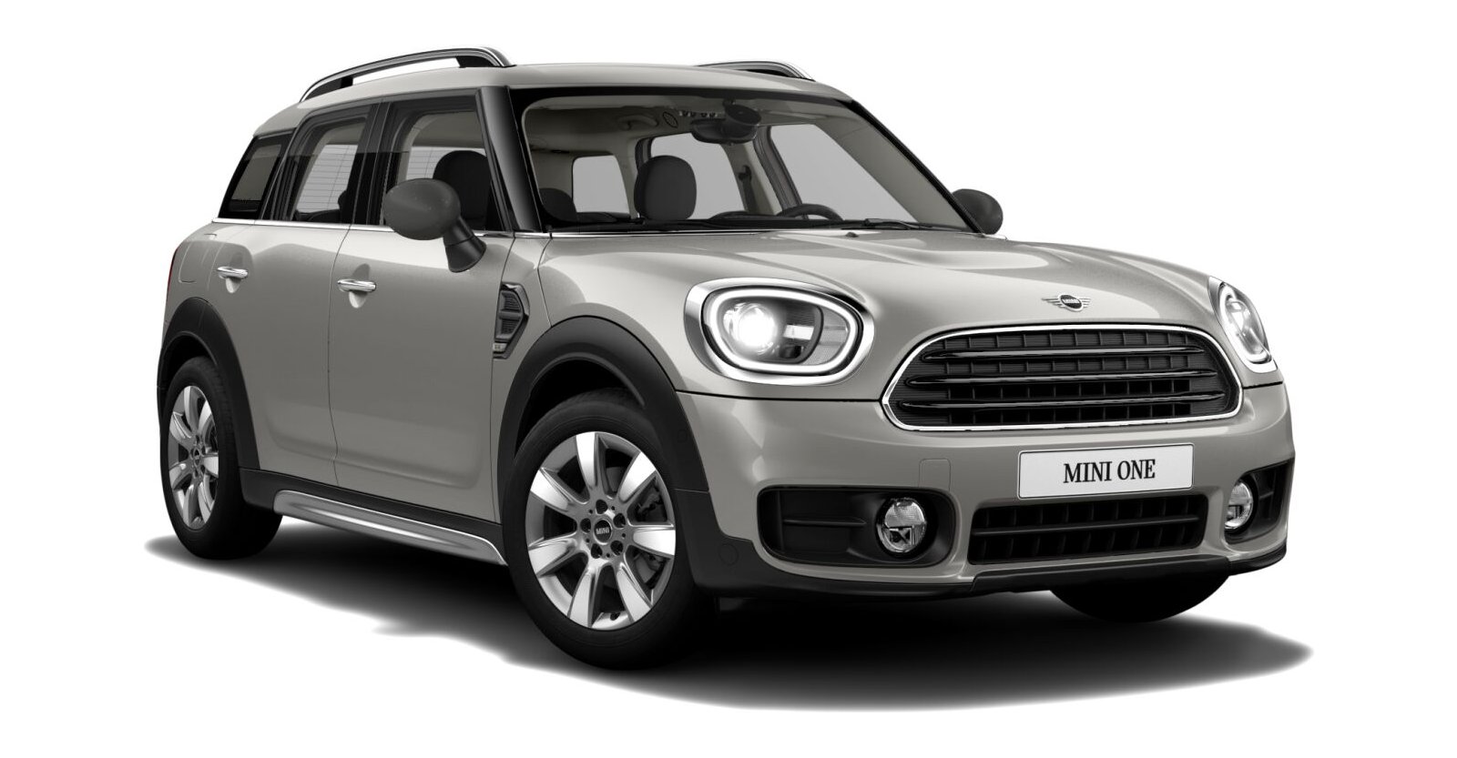 MINI One Countryman in Silber von vorne