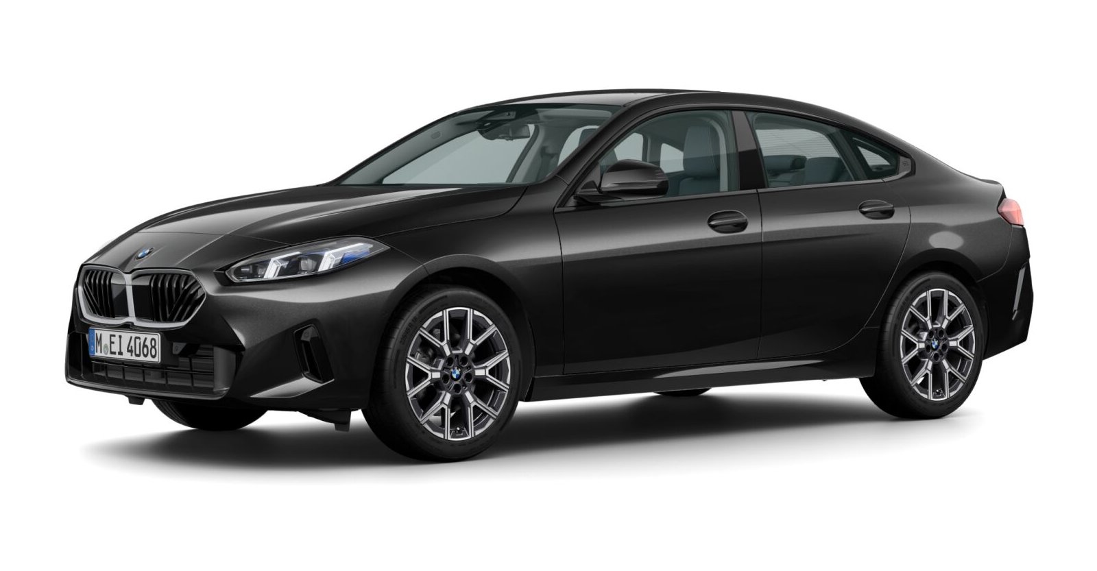 BMW BMW 2er in Schwarz von vorne BMW BMW 2er in Schwarz von vorne