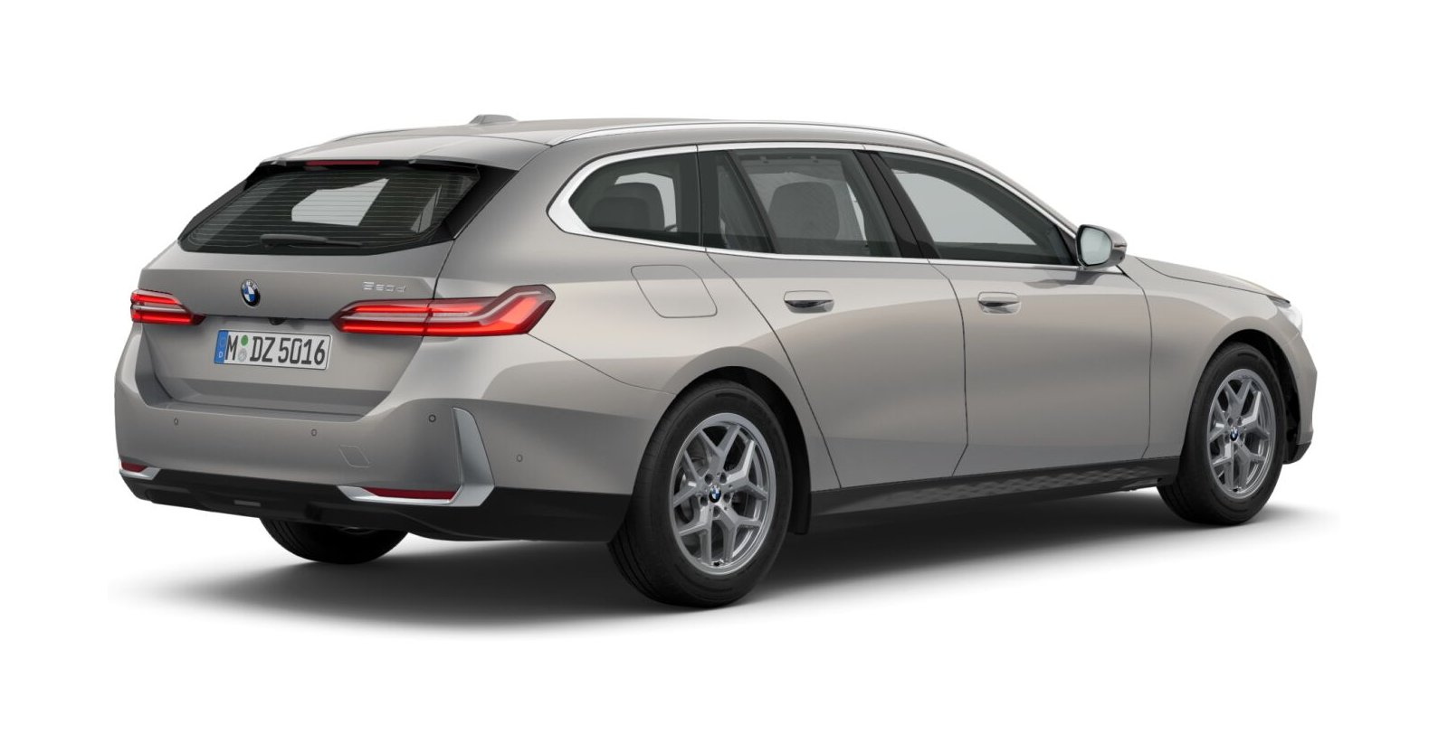 BMW BMW 5er in Grau von hinten BMW BMW 5er in Grau von hinten