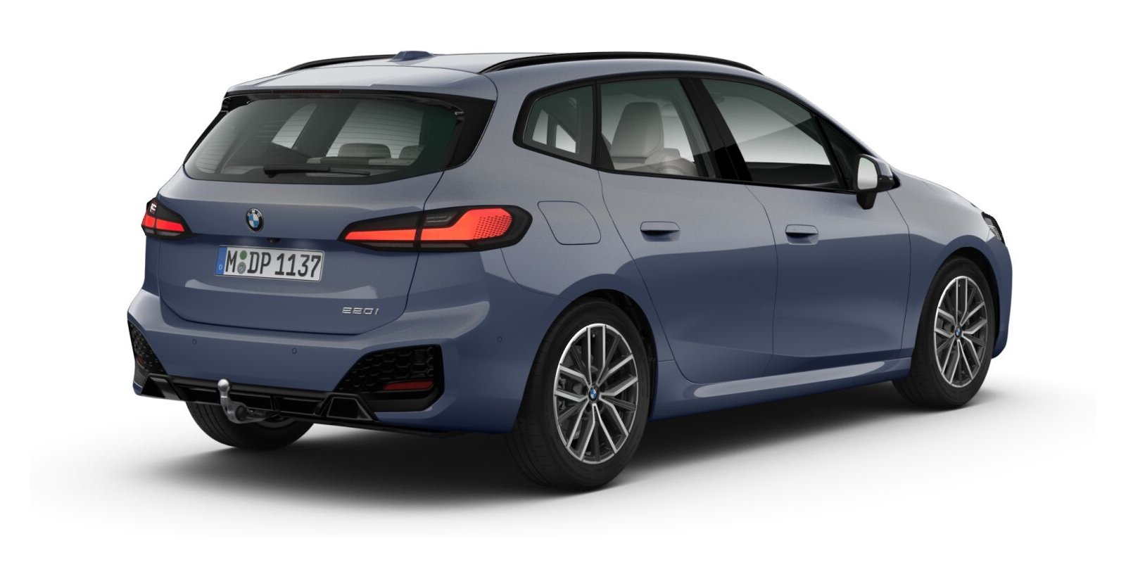BMW BMW 2er in Grau von hinten