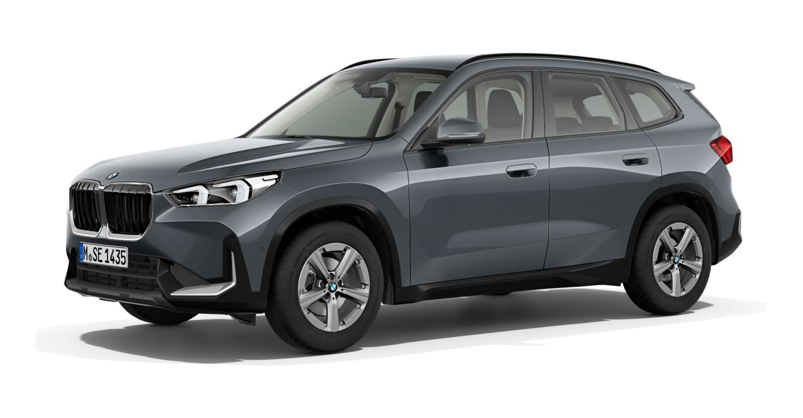 BMW X1 sDrive20i in Grau von vorne BMW X1 sDrive20i in Grau von vorne