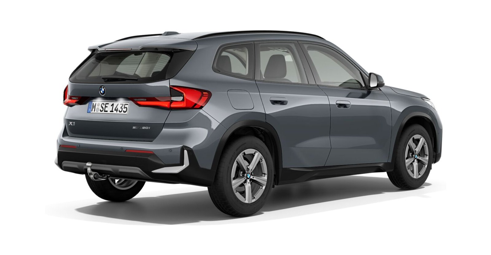 BMW BMW X in Grau von hinten BMW BMW X in Grau von hinten